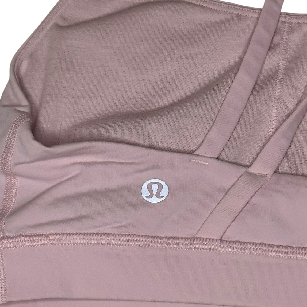 Lululemon Energy Sports Bra Sz 6 Pink Criss Cross Yoga Gym Athletic Sporty EUC - Picture 3 of 3